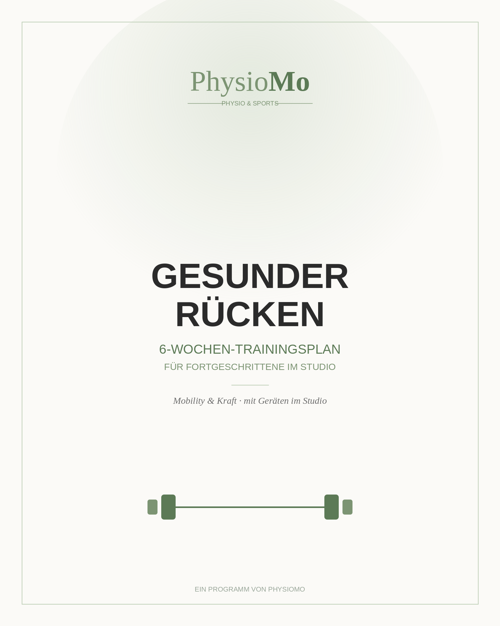 Gesunder Rücken – 6-Wochen-Trainingsplan für Fortgeschrittene im Fitnessstudio