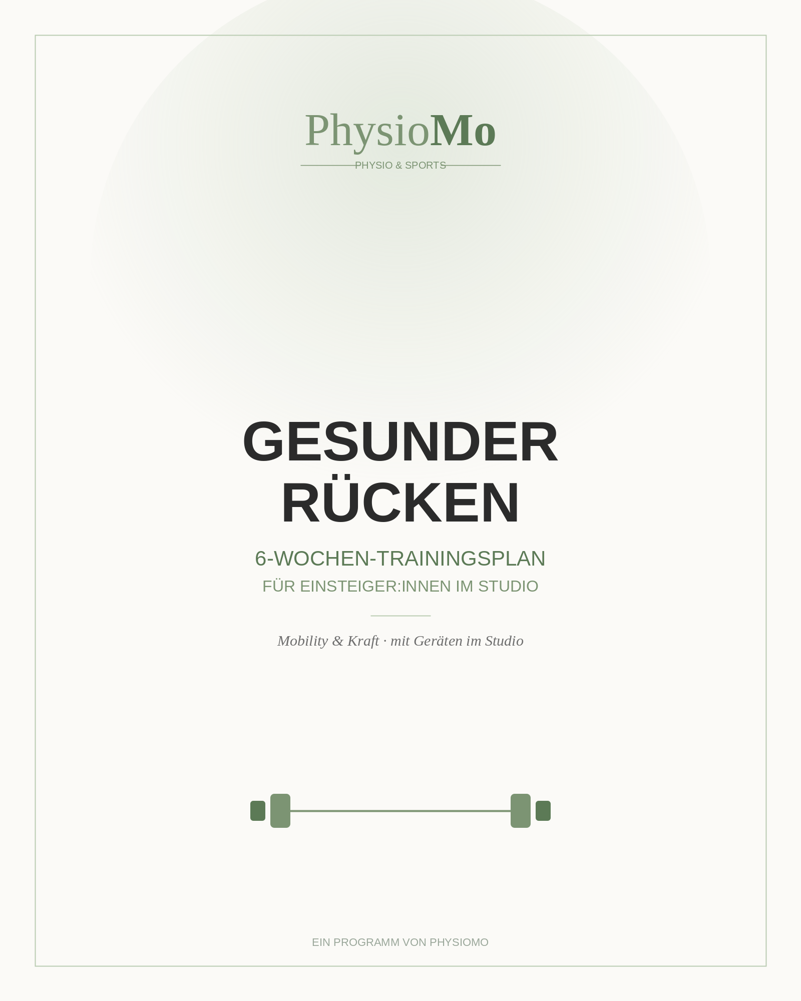 Gesunder Rücken – 6-Wochen-Trainingsplan für Einsteiger:innen im Fitnessstudio